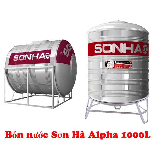 Bồn nước Sơn Hà Alpha 1000L chính hãng, giá rẻ nhất