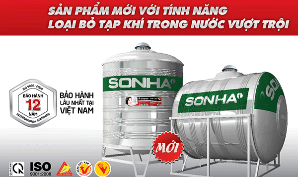 Tại sao bồn nước inox Sơn Hà thế hệ mới SHi không được bày bán nữa?