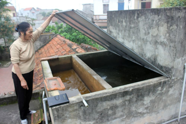 Nguồn nước ô nhiễm sau mưa