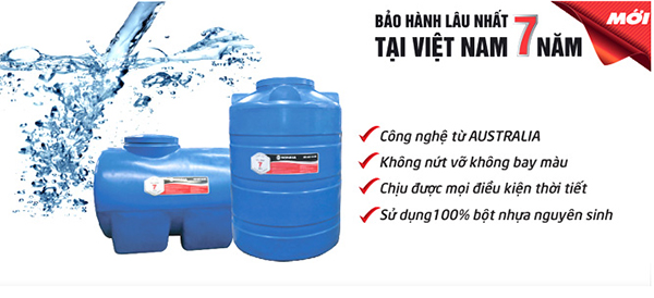 Tiêu chuẩn kỹ thuật của sản phẩm bồn nước nhựa Sơn Hà